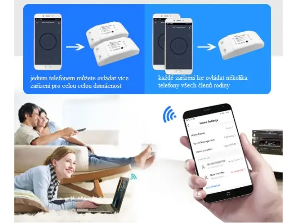 wifi spinac pro 220v wf-s1 app. tuya smart, smart life,
