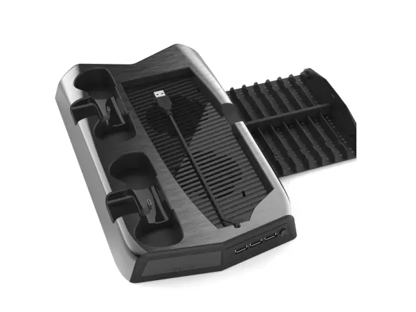 vertikalni stojan 5v1 a dobijeci stanice p5-010-2 pro playstation 5 (ps5)