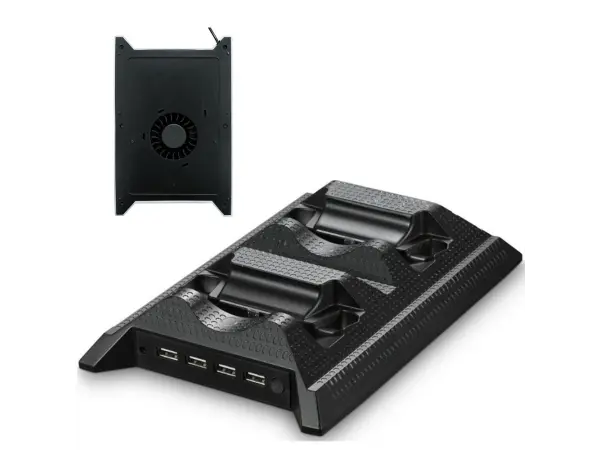 xone multifunkcni stojan 4v1 pro nabijeni, chlazeni a drzak her pro xbox one slim s 