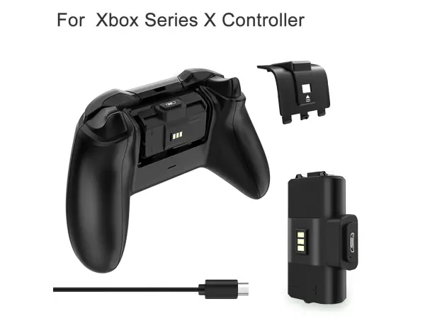 2x baterie snd-2029 pro gamepad xbox series x / xbox one