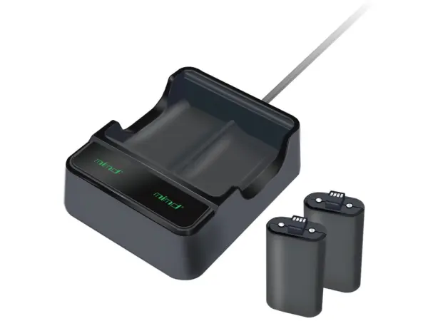 2x nabijeci baterie 1200mah xbox one x  vc. nabijeci stanice snd-460