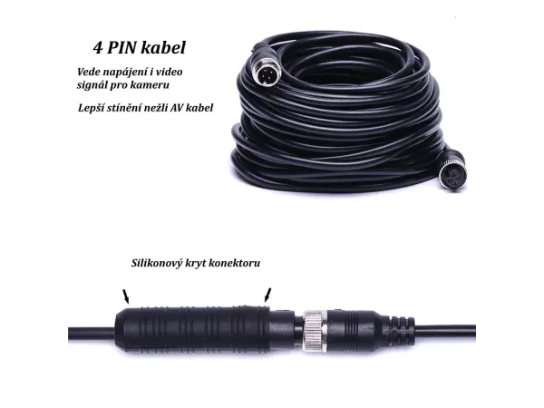 parkovaci system truck f0505c1-ahd, 2x 18ir led kamera s 7" lcd displejem na palubku