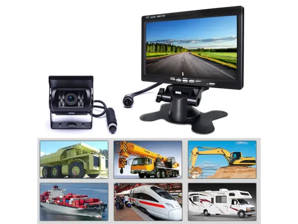 parkovaci system truck f0505c1-ahd, 2x 18ir led kamera s 7" lcd displejem na palubku