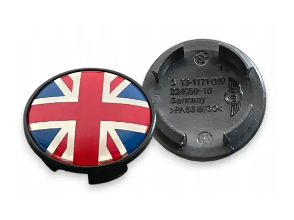 poklicka pro alu bmw mini cooper vnejsi Ø 54mm, stredova krytka s britskou vlajkou