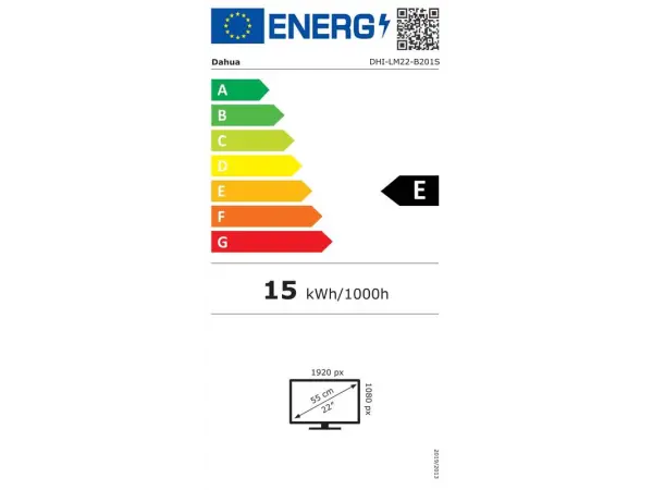 lcd monitor 22" dahua lm22-b201s 21,45 ips 16:9,  vga, hdmi, speaker