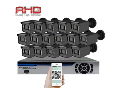 16 kamerov� syst�m AHD HE16-57E 5Mpx