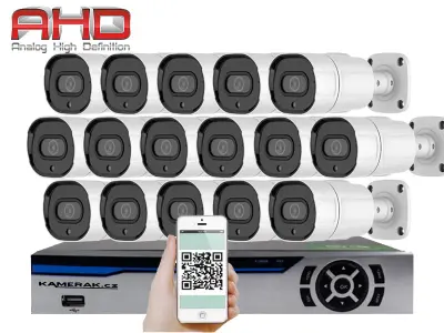 16 kamerov� syst�m AHD HE16-63E 5Mpx
