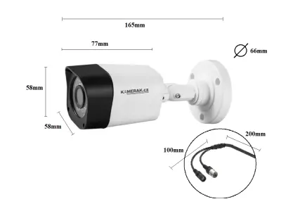 Venkovn� AHD kamera:�KAMERAK.cz AHD WN-50A 2MPx