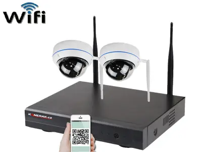 Bezdr�tov� 2 kamerov� syst�m WIP2-104B 3MPx