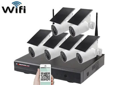 Bezdr�tov� sol�rn� kamerov� syst�m WIP6-210B 4MPx � dokonal� ochrana va�eho majetku