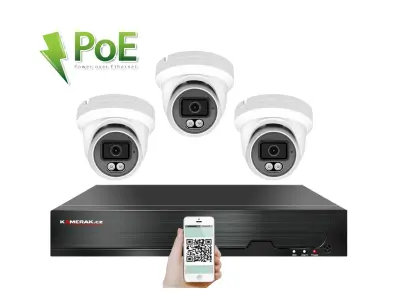 3 kamerov� IP syst�m 4K PoE IP XM-309D 8MPx 