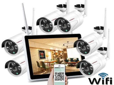 6 kamerov� syst�m v�. LCD 