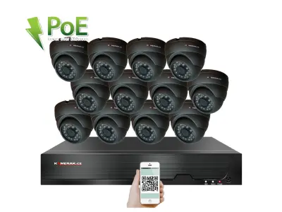 12 kamerov� syst�m PoE IP XM-1211D 8MPx
