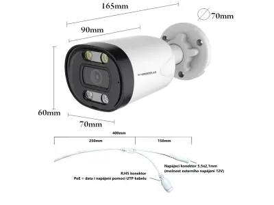 Venkovn� 8MPx IP kamera nab�z� 4K rozli�en�