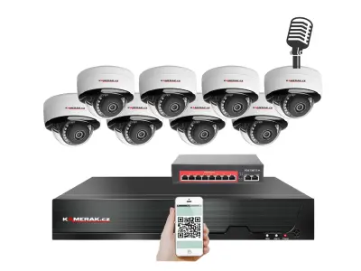 8 kamerov� IP syst�m IP XM-805B-Ext. 4MPx s extern�m PoE nap�jen�m