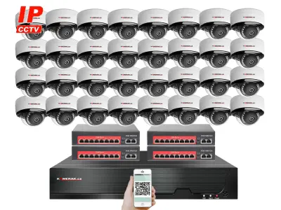 32 kamerov� IP syst�m IP XM-3205D-Ext. 8MPx s extern�m PoE nap�jen�m