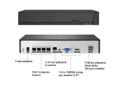 Jednoduch� mont� a nastaven� PoE IP syst�mu