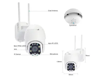 WIFI PTZ oto�n� IP kamera XM-419 3Mpx, 5x optick�. ZOOM, P2P