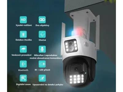 P2P PTZ kamera XM-630 6Mpx se dv�ma�objektivy (3+3 Mpx)