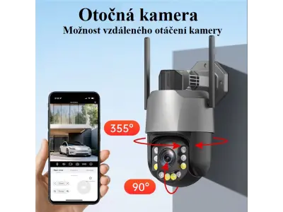 P2P PTZ oto�n� kamera XM-822 s 20x optick�m zoomem s rozli�en�m 8MPx