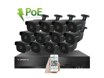 12 kamerov� syst�m PoE IP XM-1207B 4MPx