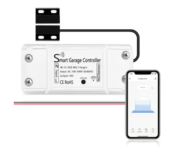 Tuya Wifi sp�na� inteligentn�ch gar�ov�ch vrat, bezdr�tov� d�lkov� ovl�d�n�, �asov�n�, inteligentn� gar�ov� otv�ra�