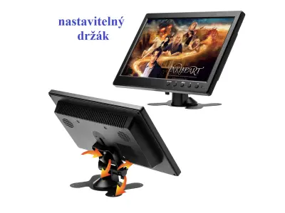 10,1" Full HD LCD monitor � univerz�ln� displej pro auto, PC i dom�cnost