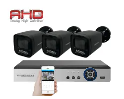 3 kamerov� AHD set HE3-56E 5Mpx 1920p, H.265, CZ menu - 4790 K�