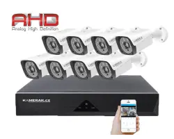 8 kamerov� AHD set WN8-60E 5Mpx s mic., H.265, CZ menu - 9290 K�