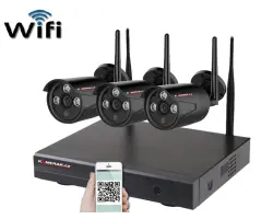 Bezdr�tov� 3 kamerov� set WiFi IP PRO WIP3-103B-Black 3MPx, CZ menu - 4690 K�