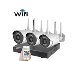 Bezdr�tov� 3 kamerov� set WiFi IP PRO WIP3-106B 3MPx, CZ menu - 4590 K�