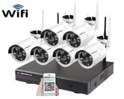 Bezdr�tov� 6 kamerov� set WiFi IP PRO WIP6-302C 5MPx, CZ menu - 9890 K�