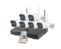 Bezdr�tov� 6 kamerov� set WiFi IP PRO WIP6-307C 5MPx, CZ menu - 9890 K�