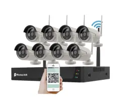 Bezdr�tov� 8 kamerov� set WiFi TUYA WTU8-032A, 2MPx, CZ menu - 7990 K�