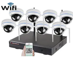 Bezdr�tov� 8 kamerov� set WiFi IP PRO WIP8-104B 3MPx, CZ menu - 9590 K�