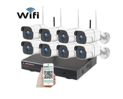Bezdr�tov� 8 kamerov� set WiFi IP PRO WIP8-107B 3MPx, CZ menu - 9690 K�