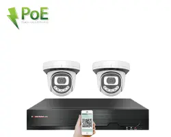 4K PoE IP 2 kamerov� set XM-212D 8MPx, CZ menu - 6190 K�