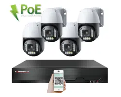 4K PoE IP 4 kamerov� set XM-PTZ-420D, 8Mpx, CZ menu - 11890 K�