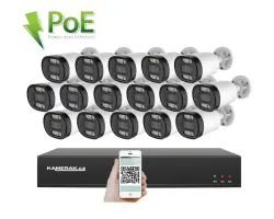 4K PoE IP 16 kamerov� set XM-1613D 8MPx, CZ menu - 40690 K�