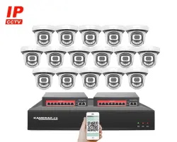 4K IP 16 kamerov� set s extern�m PoE XM-1612D-Ext. 8MPx, CZ menu - 34090 K�