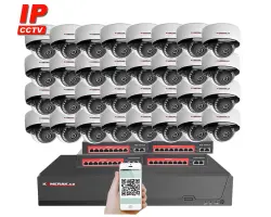 IP 32 kamerov� set s extern�m PoE XM-3205B-Ext. 4MPx, CZ menu - 49990 K�