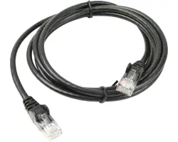 UTP s�ov� kabel Patch RJ45 CAT5e 3m �ern� - 38 K�
