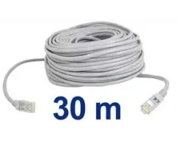 UTP s�ov� kabel Patch RJ45 CAT5e 30m �ed�  - 168 K�