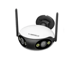 P2P smart WiFi IP kamera XM-77 8MP 180� se dv�ma objektivy - 2390 K�
