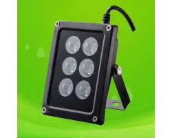 IR p��svit 6 IR LED IP65 venkovn� �ern� - 390 K�