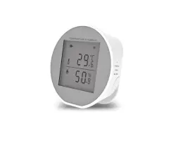 Tuya Smart WiFi senzor teploty a vlhkosti s mo�nost� instalace na st�l nebo ze� - model PST-WSD400H - 590 K�