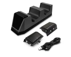 XONE Nab�jec� stanice M XONE  IMD-428 pro 2 ovlada�e + 2x baterie pro Xbox One - black - 360 K�