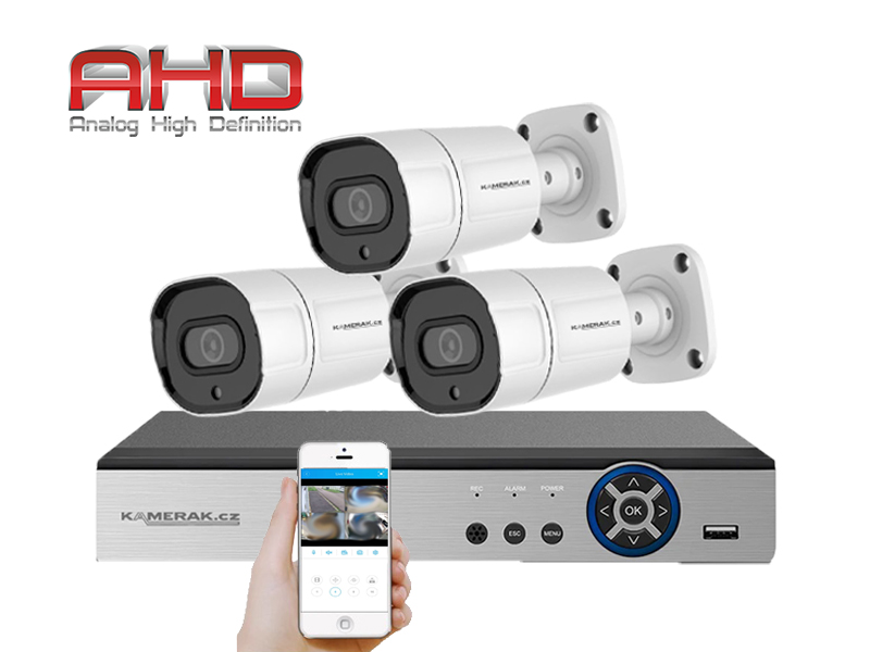 3 kamerov systm AHD HE3-63E 5Mpx