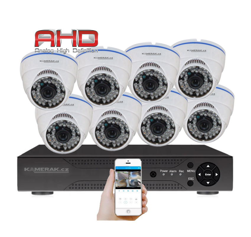 8 kamerov systm AHD WN8-51E 5Mpx