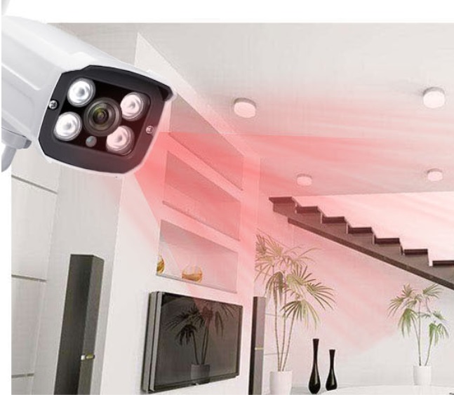 P2P smart WIFI IP kamera 4IR ZKS050 1080p white